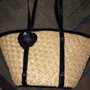 Darling straw tote with coin purse from Coldwater